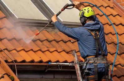 Démoussage et hydrofuge de toiture à Garris